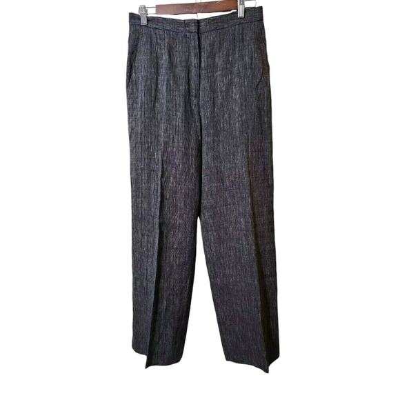 MaxMara Linen Straight Leg Pants - Picture 5 of 11